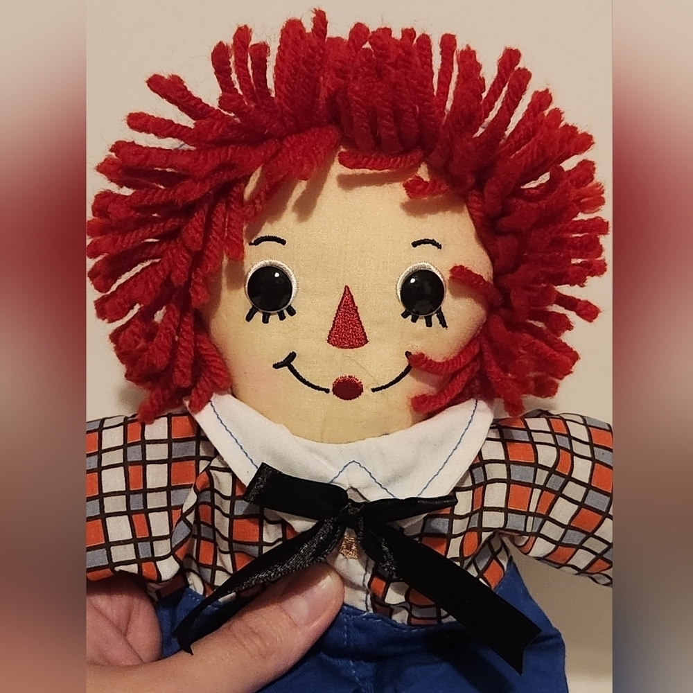 12" Raggedy Andy Rag Doll Plush - Picture 3 of 5